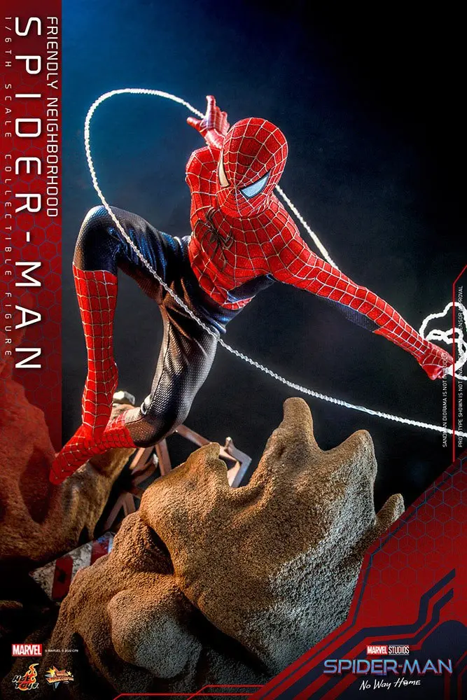 Spider-Man: No Way Home Movie Masterpiece Figurka Akcji 1/6 Friendly Neighborhood Spider-Man 30 cm zdjęcie produktu
