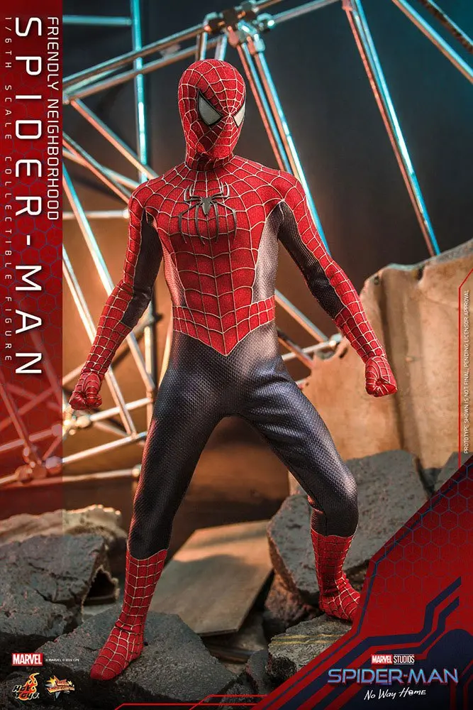 Spider-Man: No Way Home Movie Masterpiece Figurka Akcji 1/6 Friendly Neighborhood Spider-Man 30 cm zdjęcie produktu