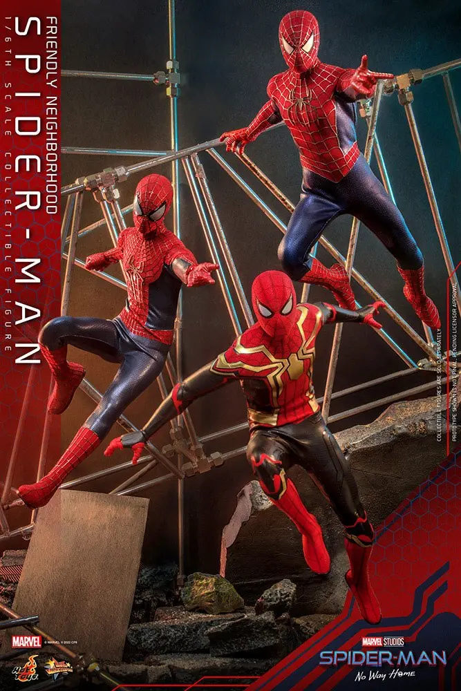 Spider-Man: No Way Home Movie Masterpiece Figurka Akcji 1/6 Friendly Neighborhood Spider-Man 30 cm zdjęcie produktu