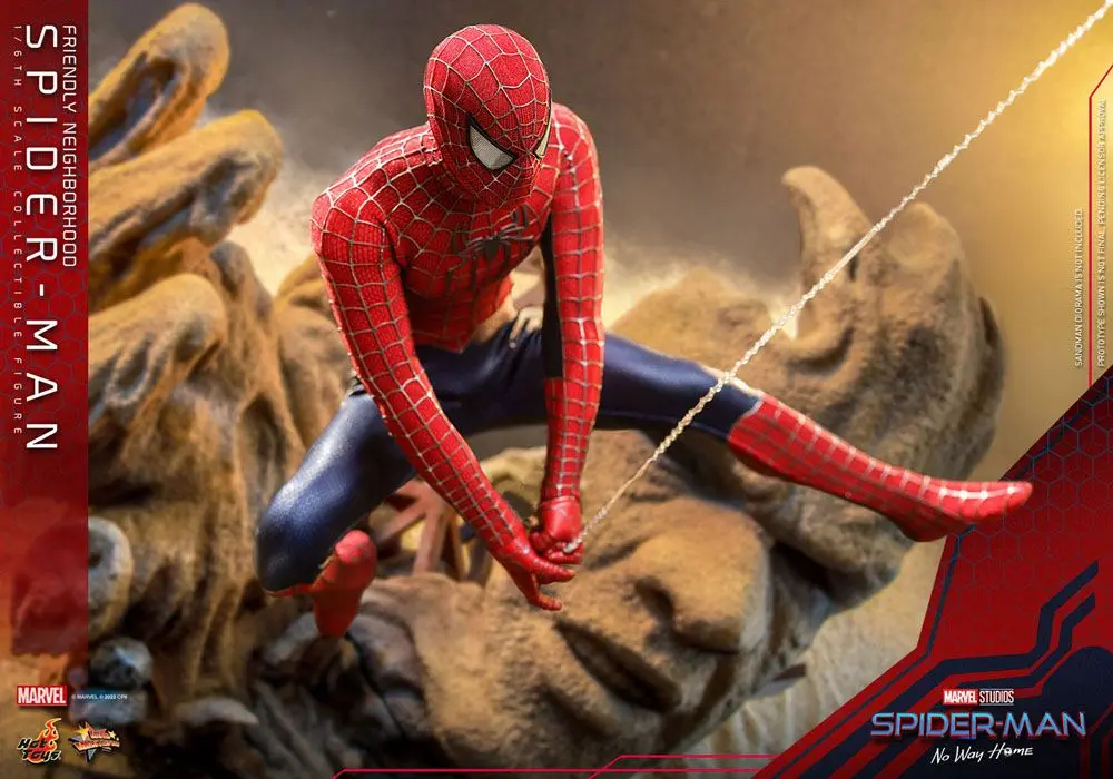 Spider-Man: No Way Home Movie Masterpiece Figurka Akcji 1/6 Friendly Neighborhood Spider-Man 30 cm zdjęcie produktu