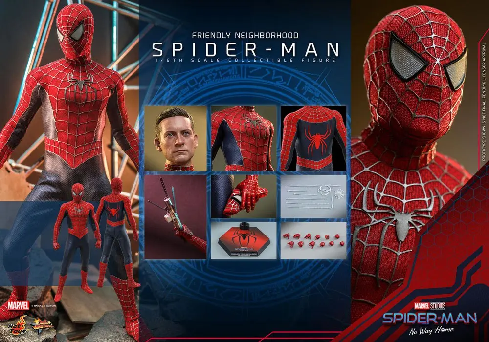 Spider-Man: No Way Home Movie Masterpiece Figurka Akcji 1/6 Friendly Neighborhood Spider-Man 30 cm zdjęcie produktu