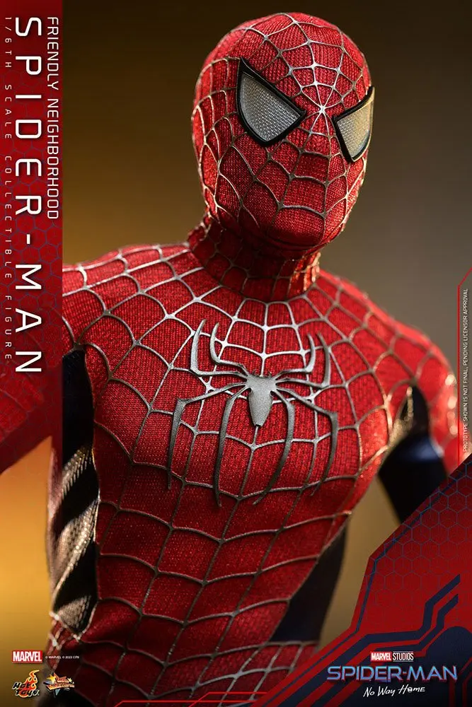 Spider-Man: No Way Home Movie Masterpiece Figurka Akcji 1/6 Friendly Neighborhood Spider-Man 30 cm zdjęcie produktu