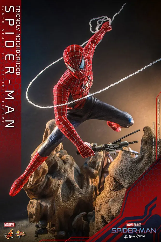 Spider-Man: No Way Home Movie Masterpiece Figurka Akcji 1/6 Friendly Neighborhood Spider-Man 30 cm zdjęcie produktu