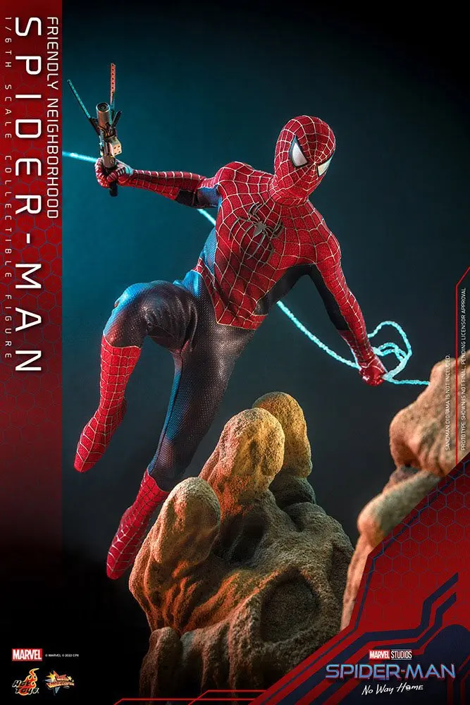 Spider-Man: No Way Home Movie Masterpiece Figurka Akcji 1/6 Friendly Neighborhood Spider-Man 30 cm zdjęcie produktu