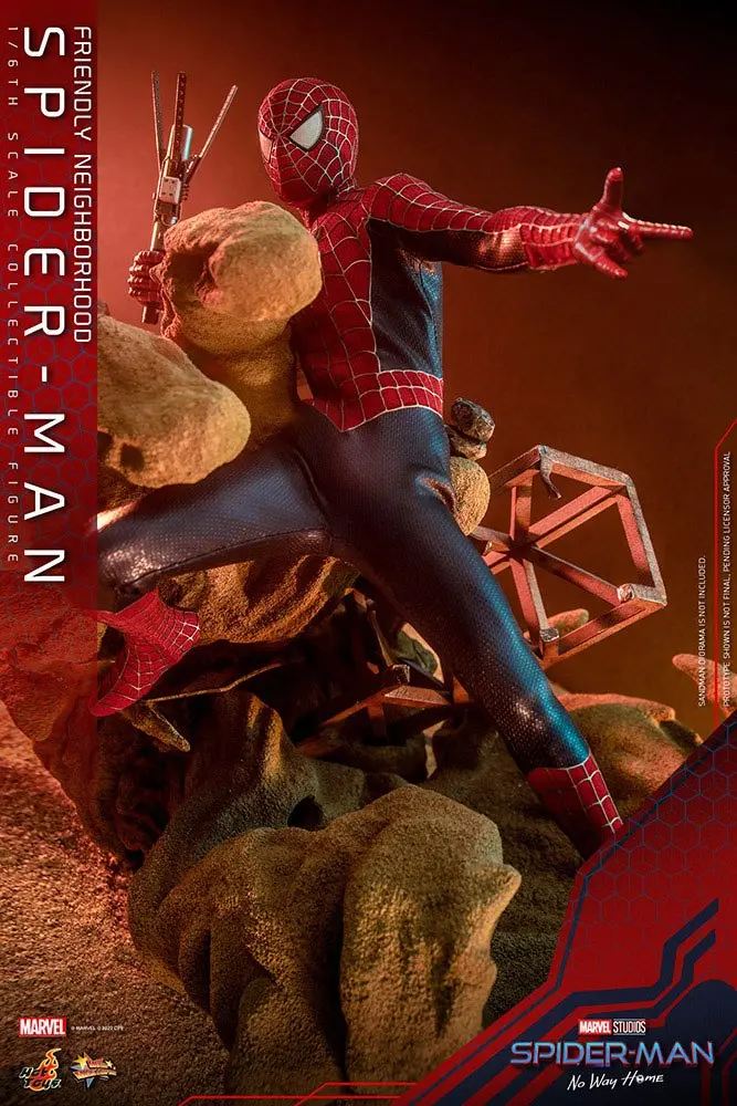 Spider-Man: No Way Home Movie Masterpiece Figurka Akcji 1/6 Friendly Neighborhood Spider-Man 30 cm zdjęcie produktu