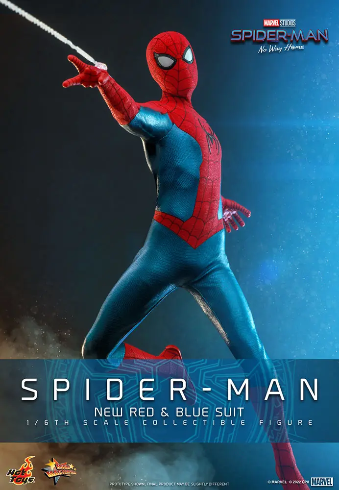 Spider-Man: No Way Home Movie Masterpiece Figurka Akcji 1/6 Spider-Man (New Red and Blue Suit) 28 cm zdjęcie produktu