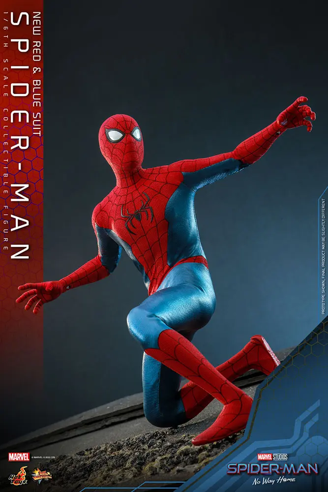 Spider-Man: No Way Home Movie Masterpiece Figurka Akcji 1/6 Spider-Man (New Red and Blue Suit) 28 cm zdjęcie produktu