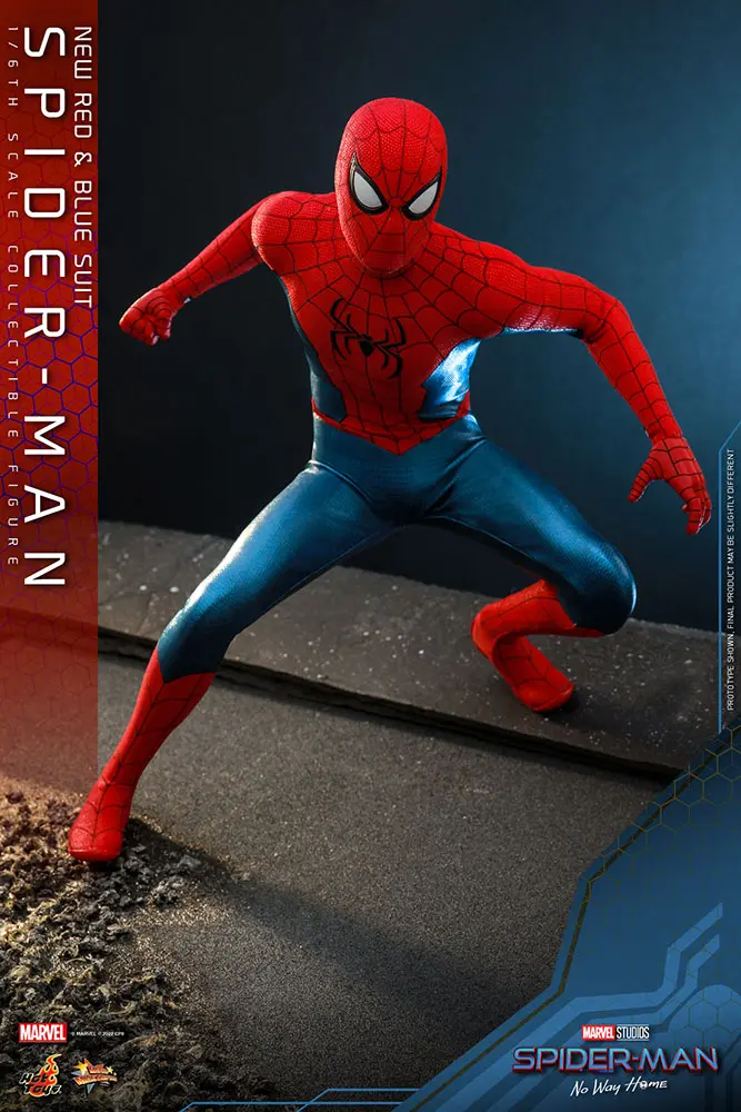 Spider-Man: No Way Home Movie Masterpiece Figurka Akcji 1/6 Spider-Man (New Red and Blue Suit) 28 cm zdjęcie produktu