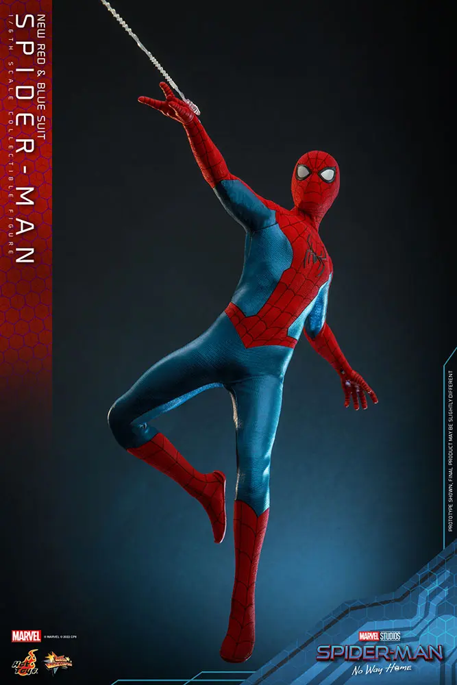 Spider-Man: No Way Home Movie Masterpiece Figurka Akcji 1/6 Spider-Man (New Red and Blue Suit) 28 cm zdjęcie produktu