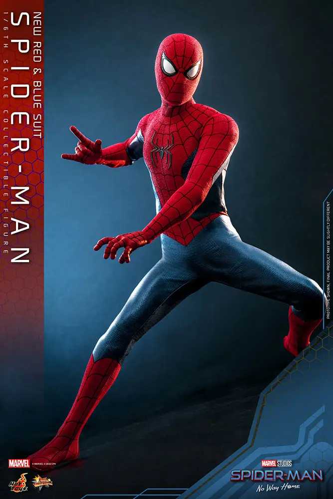 Spider-Man: No Way Home Movie Masterpiece Figurka Akcji 1/6 Spider-Man (New Red and Blue Suit) 28 cm zdjęcie produktu