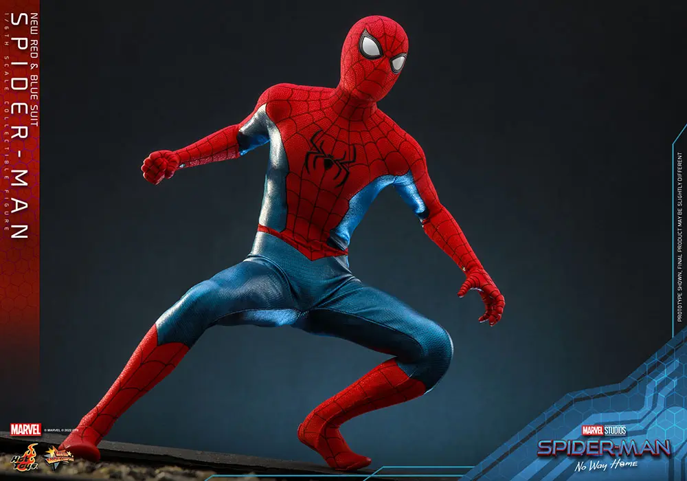 Spider-Man: No Way Home Movie Masterpiece Figurka Akcji 1/6 Spider-Man (New Red and Blue Suit) 28 cm zdjęcie produktu