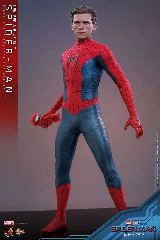 Spider-Man: No Way Home Movie Masterpiece Figurka Akcji 1/6 Spider-Man (New Red and Blue Suit) 28 cm zdjęcie produktu