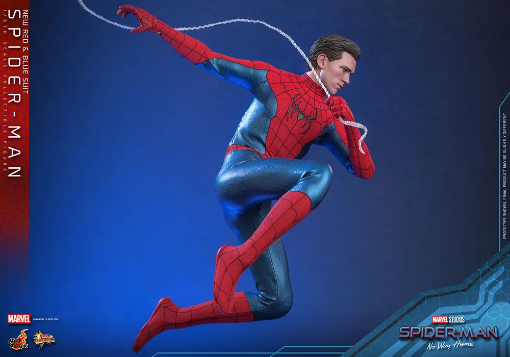 Spider-Man: No Way Home Movie Masterpiece Figurka Akcji 1/6 Spider-Man (New Red and Blue Suit) 28 cm zdjęcie produktu