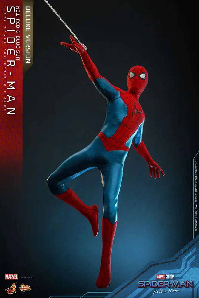 Spider-Man: No Way Home Movie Masterpiece Figurka Akcji 1/6 Spider-Man (New Red and Blue Suit) (Deluxe Version) 28 cm zdjęcie produktu