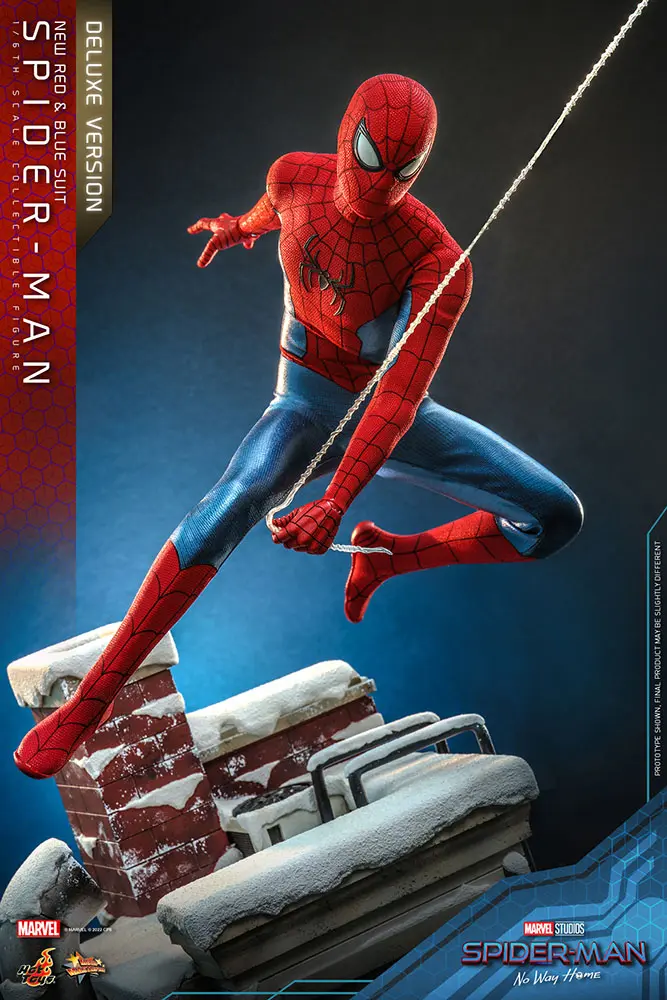 Spider-Man: No Way Home Movie Masterpiece Figurka Akcji 1/6 Spider-Man (New Red and Blue Suit) (Deluxe Version) 28 cm zdjęcie produktu