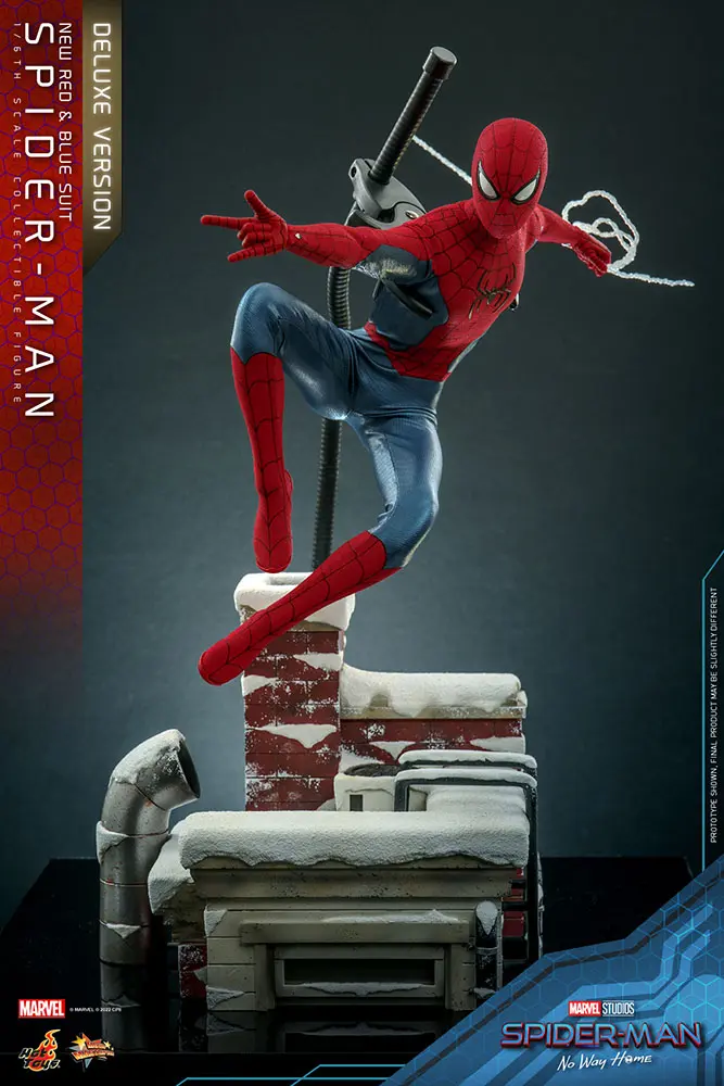 Spider-Man: No Way Home Movie Masterpiece Figurka Akcji 1/6 Spider-Man (New Red and Blue Suit) (Deluxe Version) 28 cm zdjęcie produktu