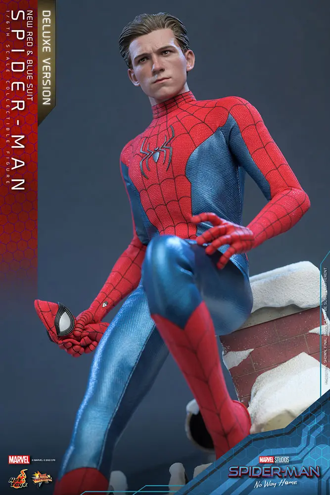 Spider-Man: No Way Home Movie Masterpiece Figurka Akcji 1/6 Spider-Man (New Red and Blue Suit) (Deluxe Version) 28 cm zdjęcie produktu