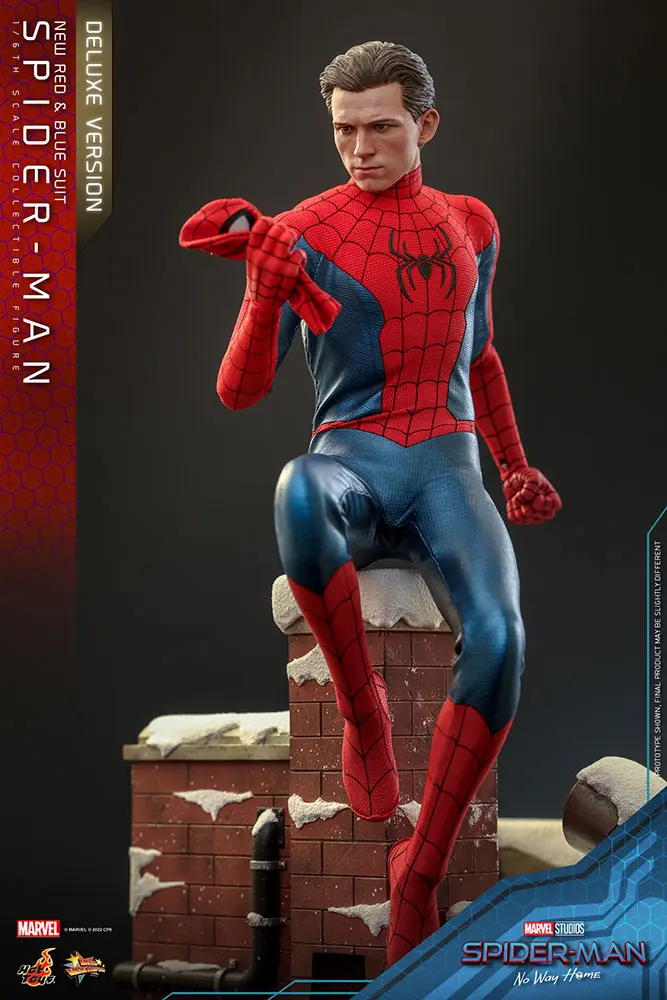 Spider-Man: No Way Home Movie Masterpiece Figurka Akcji 1/6 Spider-Man (New Red and Blue Suit) (Deluxe Version) 28 cm zdjęcie produktu