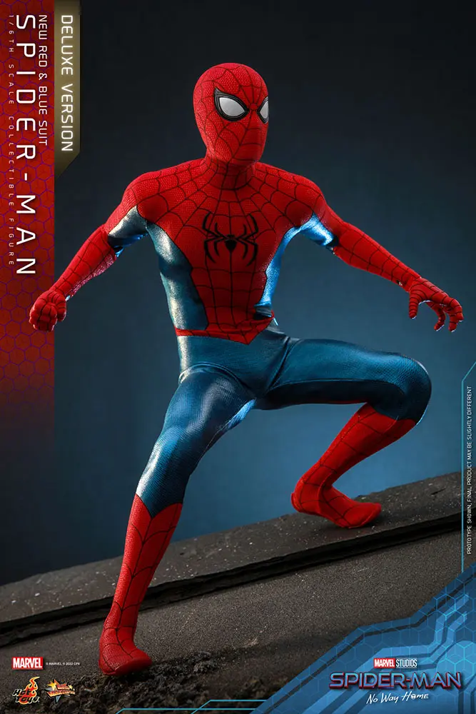 Spider-Man: No Way Home Movie Masterpiece Figurka Akcji 1/6 Spider-Man (New Red and Blue Suit) (Deluxe Version) 28 cm zdjęcie produktu