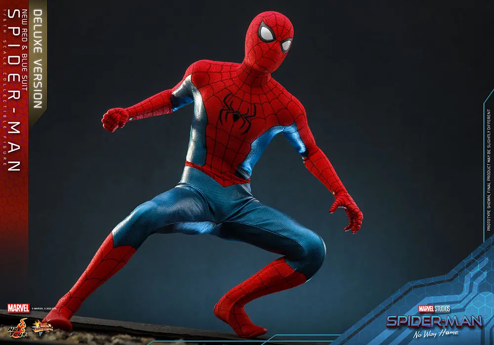 Spider-Man: No Way Home Movie Masterpiece Figurka Akcji 1/6 Spider-Man (New Red and Blue Suit) (Deluxe Version) 28 cm zdjęcie produktu