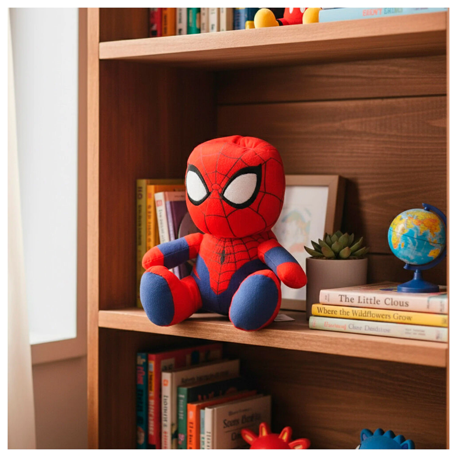 Marvel Spiderman skarbonka pluszowa zabawka 20cm zdjęcie produktu