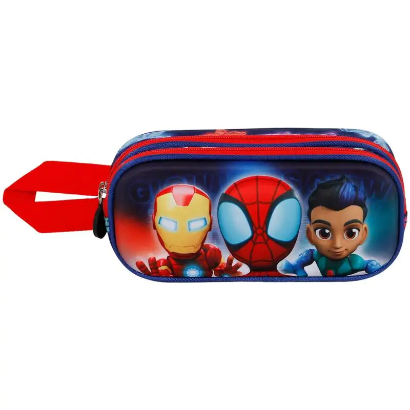 Marvel Spiderman Spidey Glow 3D podwójny piórnik zdjęcie produktu