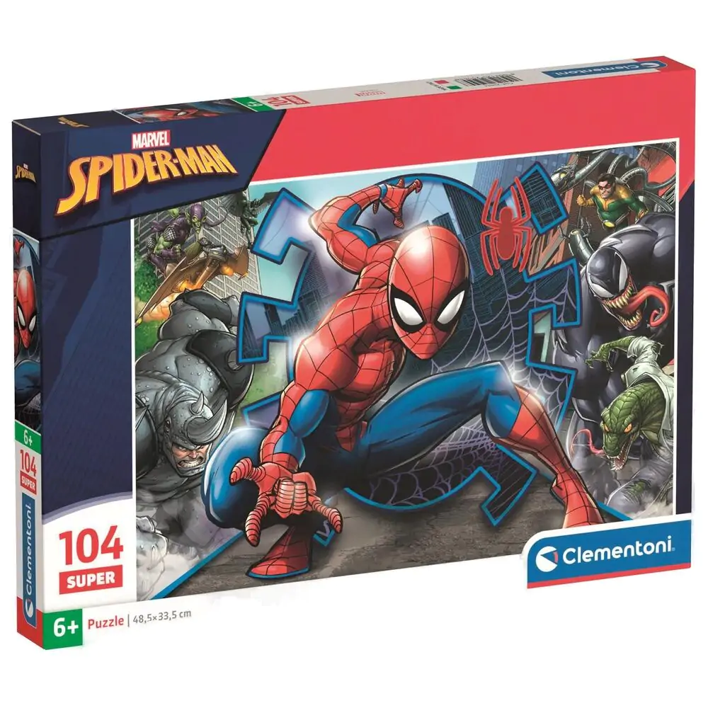 Marvel Spiderman super puzzle 104 elementy zdjęcie produktu