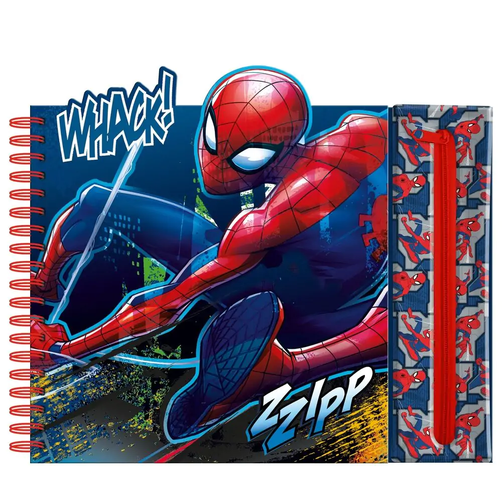 Marvel Spiderman Zeszyt z aktywnościami z odpinanym etui zdjęcie produktu