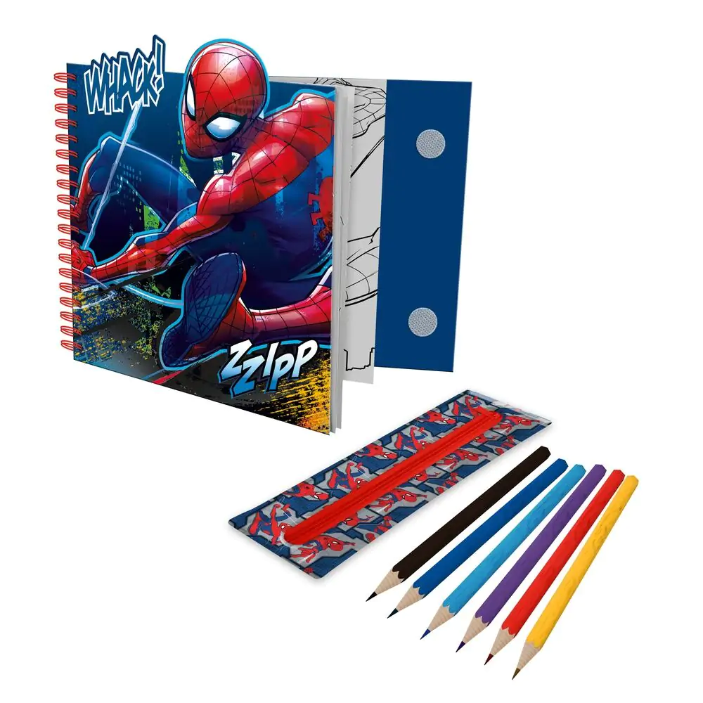 Marvel Spiderman Zeszyt z aktywnościami z odpinanym etui zdjęcie produktu