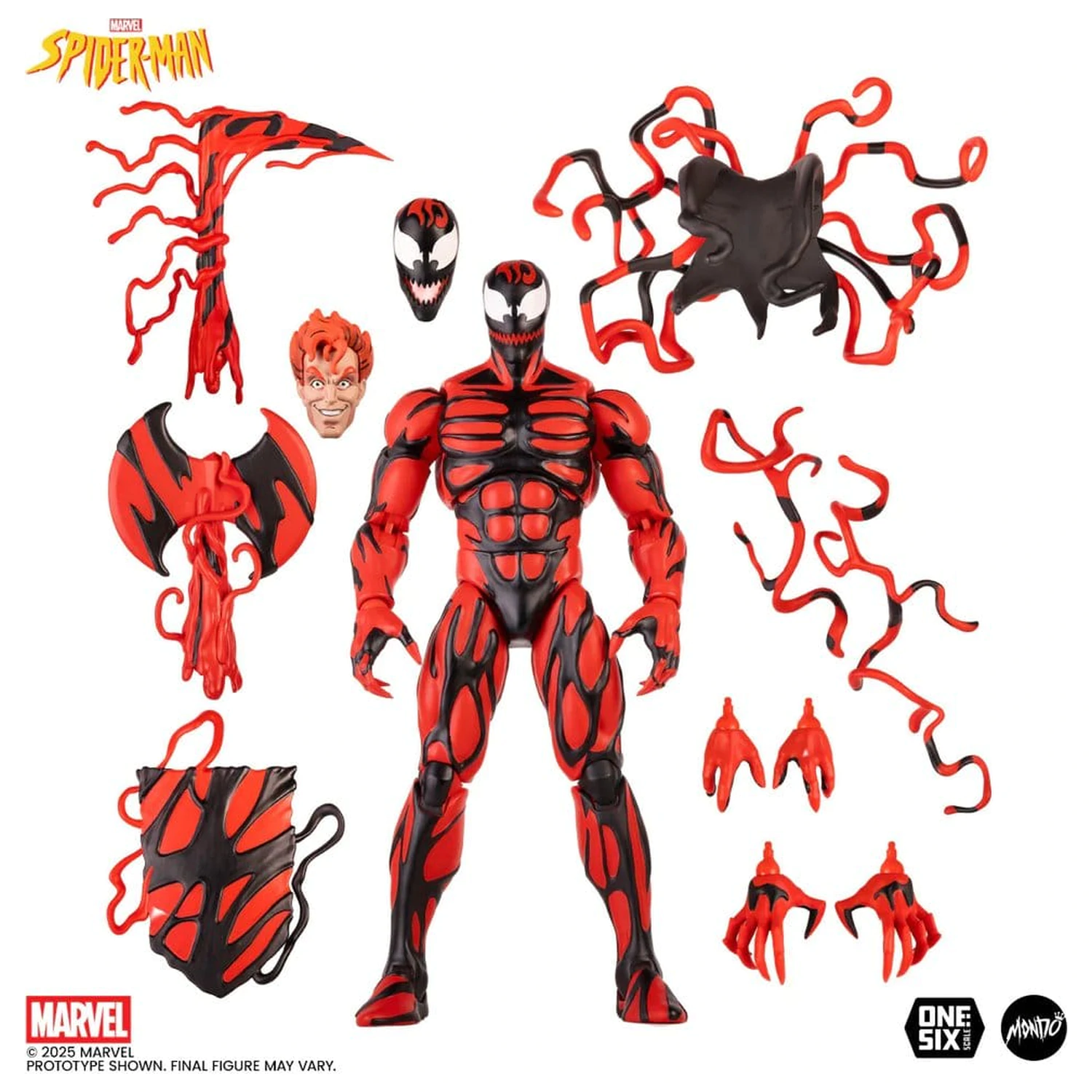 Spider-Man: The Animated Series Action Figure 1/6 Carnage Regular Edition 30 cm zdjęcie produktu