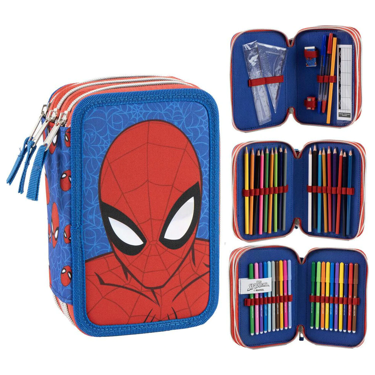 Marvel Spiderman potrójny piórnik zdjęcie produktu