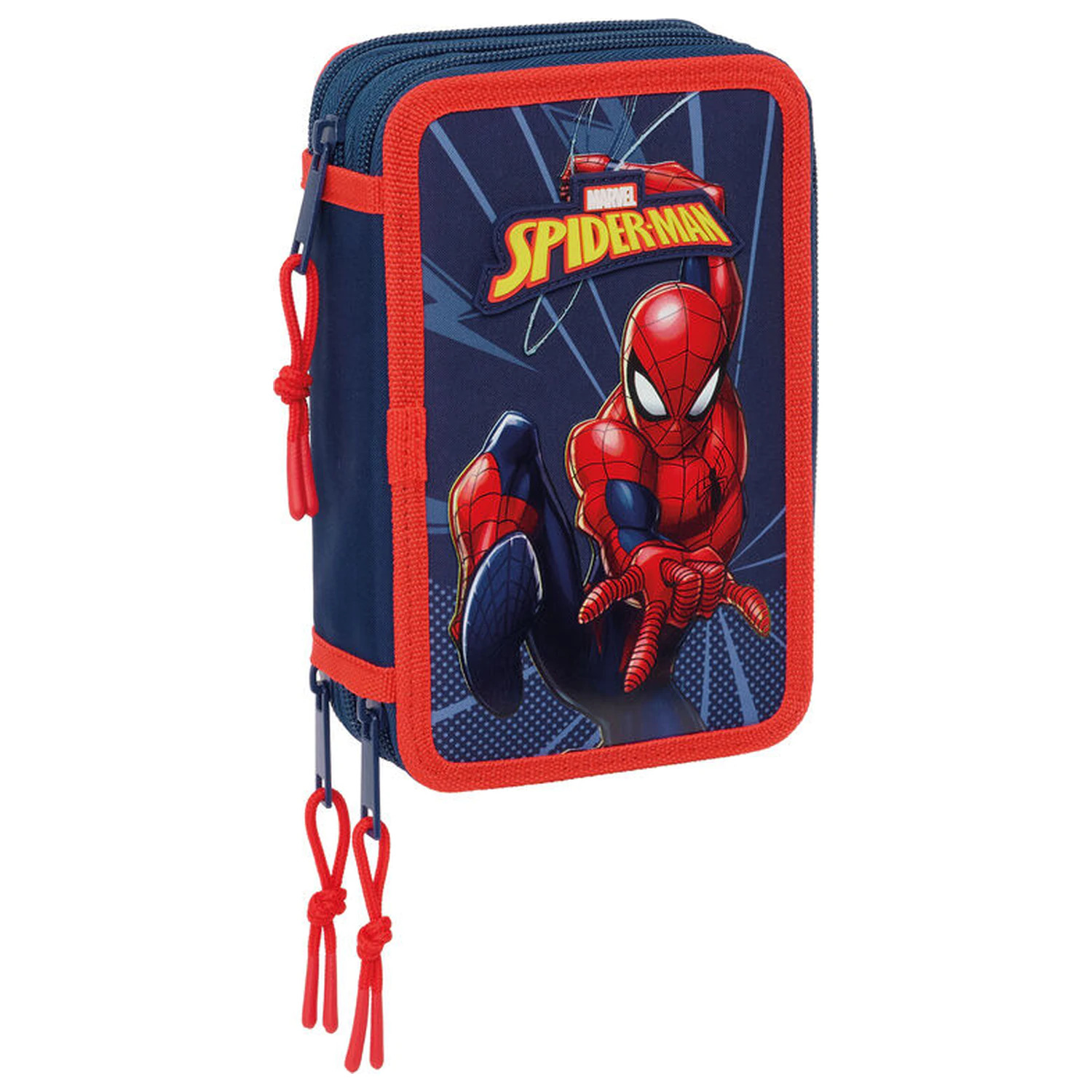 Marvel Spiderman potrójny piórnik 37 elementów zdjęcie produktu