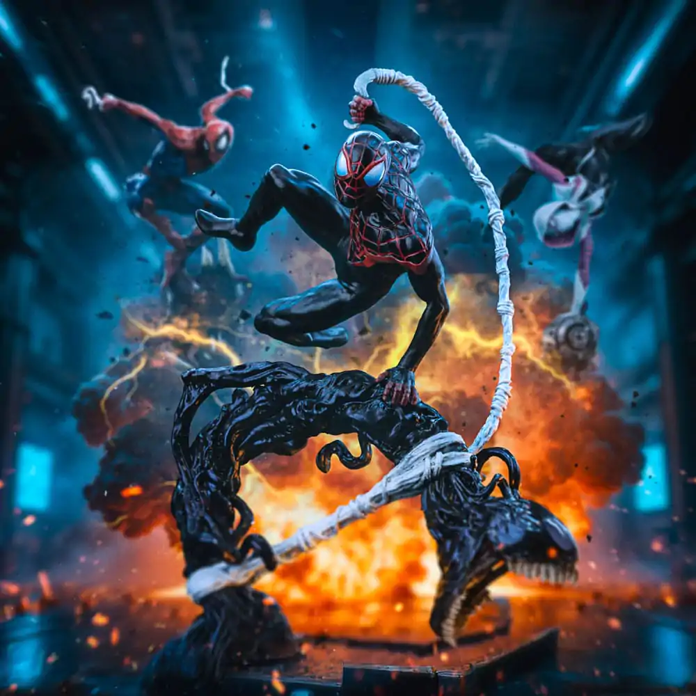 Spider-Man kontra Złoczyńcy Diorama BDS Art Scale Statue 1/10 Miles Morales 32 cm zdjęcie produktu