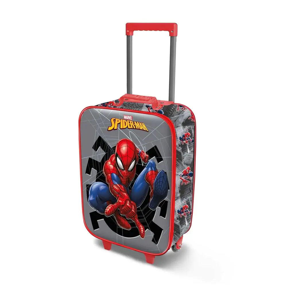 Walizka na kółkach 3D Marvel Spiderman Wall 52 cm zdjęcie produktu