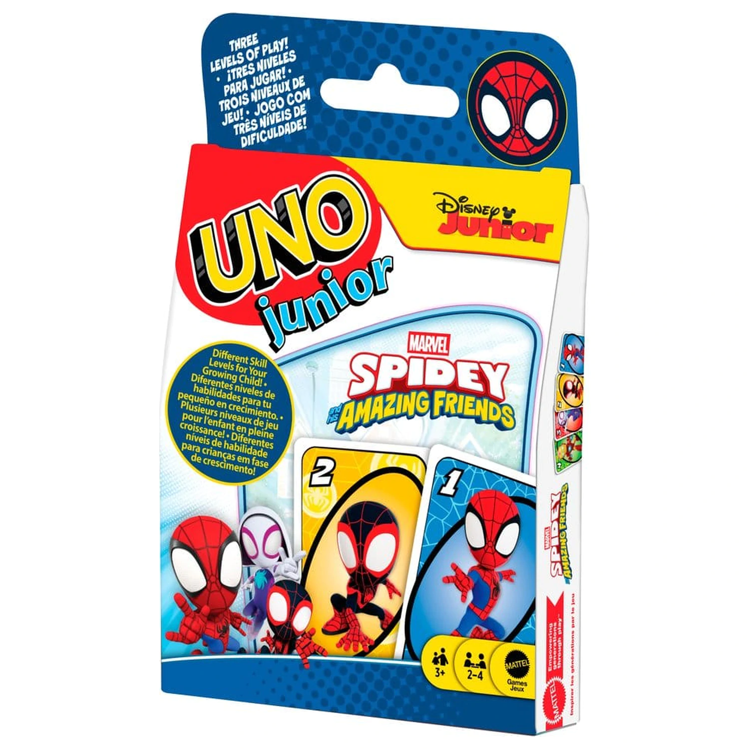 Spidey & His Amazing Friends UNO Junior Gra Karciana zdjęcie produktu