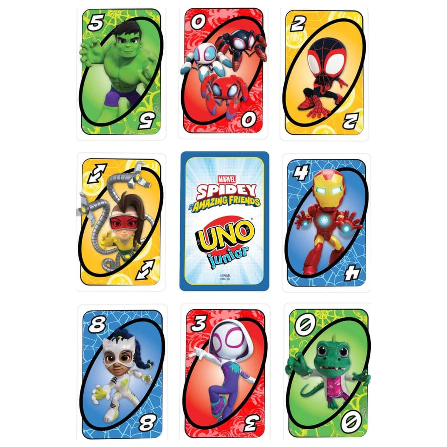 Spidey & His Amazing Friends UNO Junior Gra Karciana zdjęcie produktu