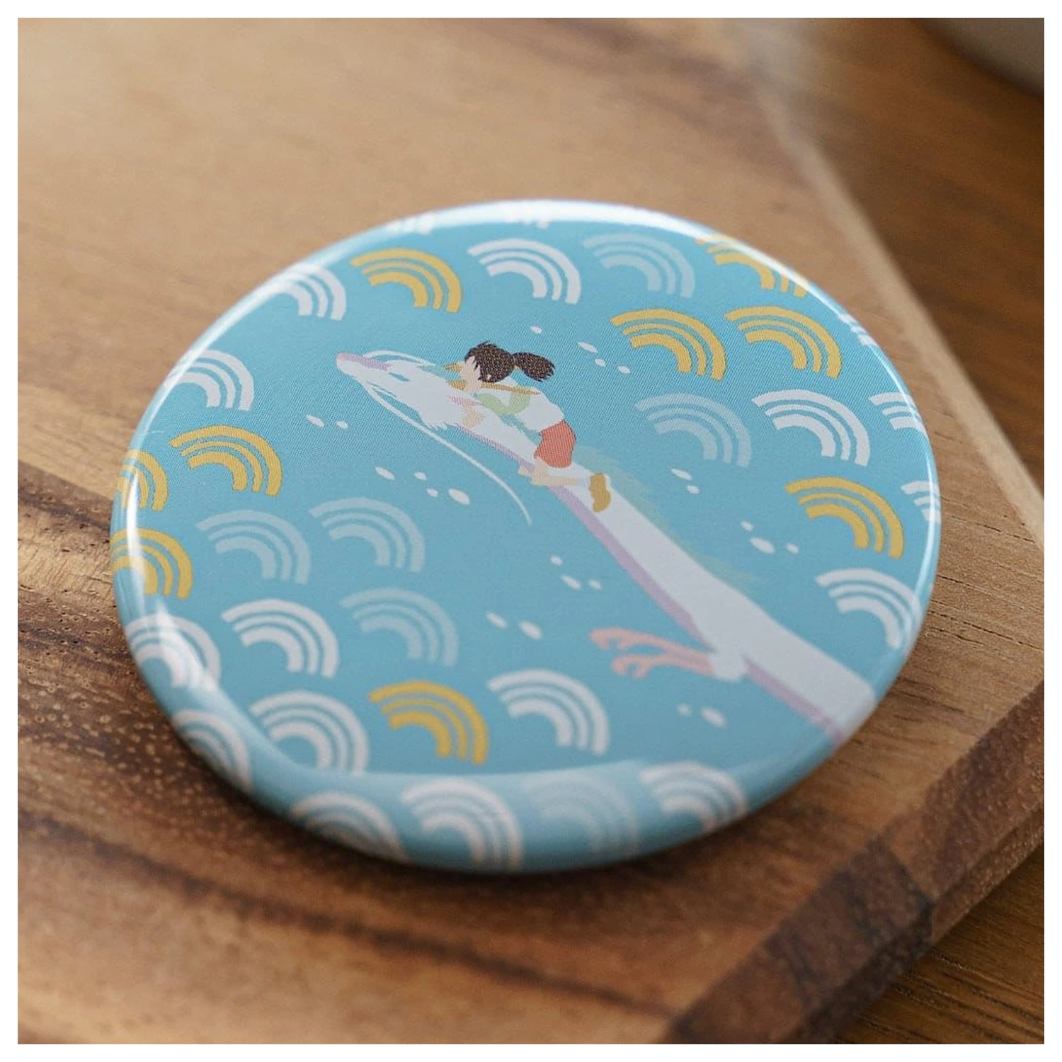Spirited Away Pin Chihiro i smok Haku 5 cm zdjęcie produktu