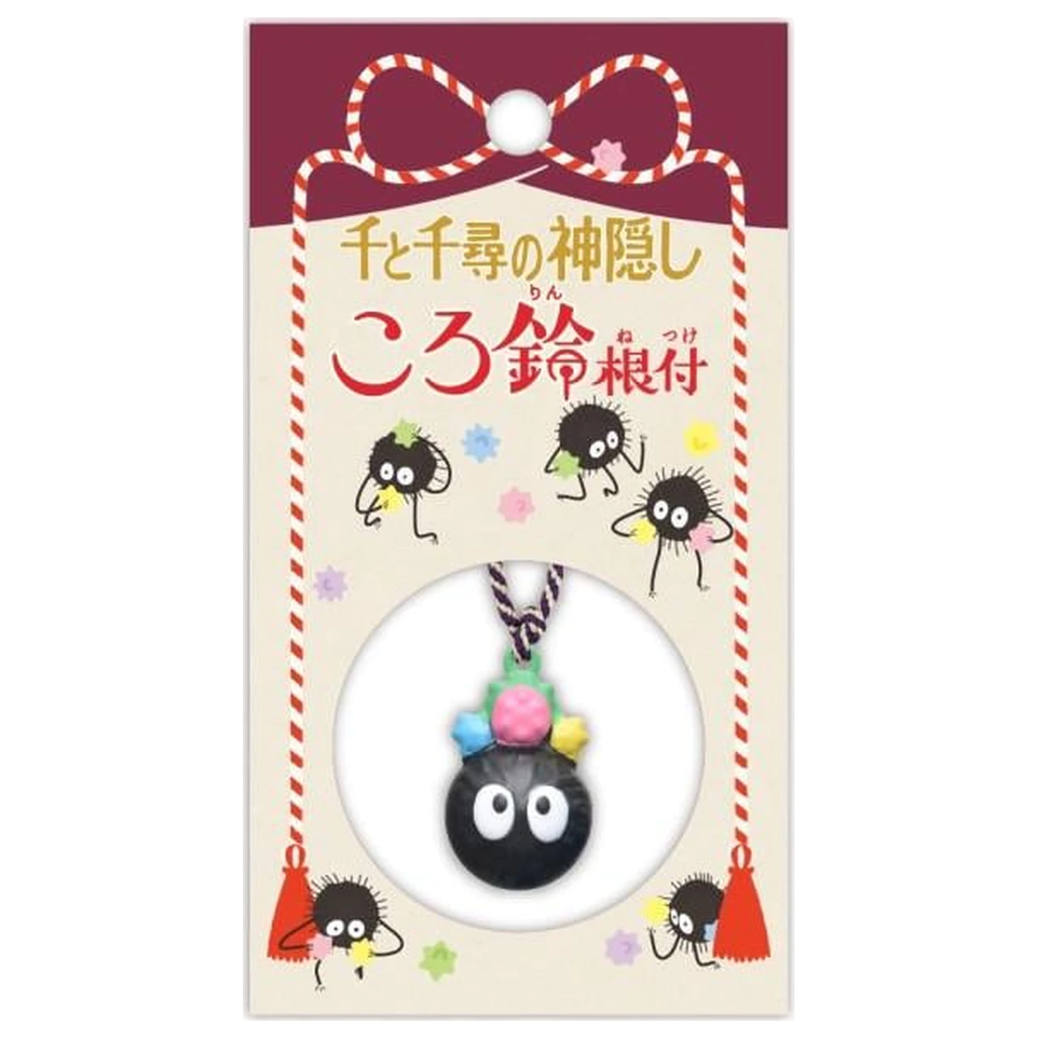 Spirited Away Noiraude zawieszka na pasek Dzwonek Netsuke zdjęcie produktu