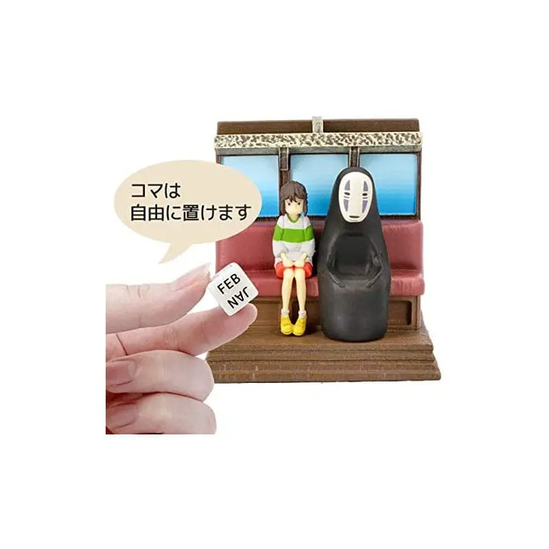 Spirited Away Statue Three-wheeler Diorama / Kalendarz Take Unabara Train 11 cm zdjęcie produktu