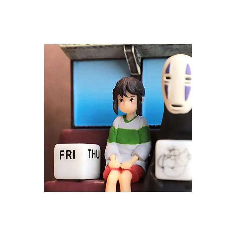 Spirited Away Statue Three-wheeler Diorama / Kalendarz Take Unabara Train 11 cm zdjęcie produktu