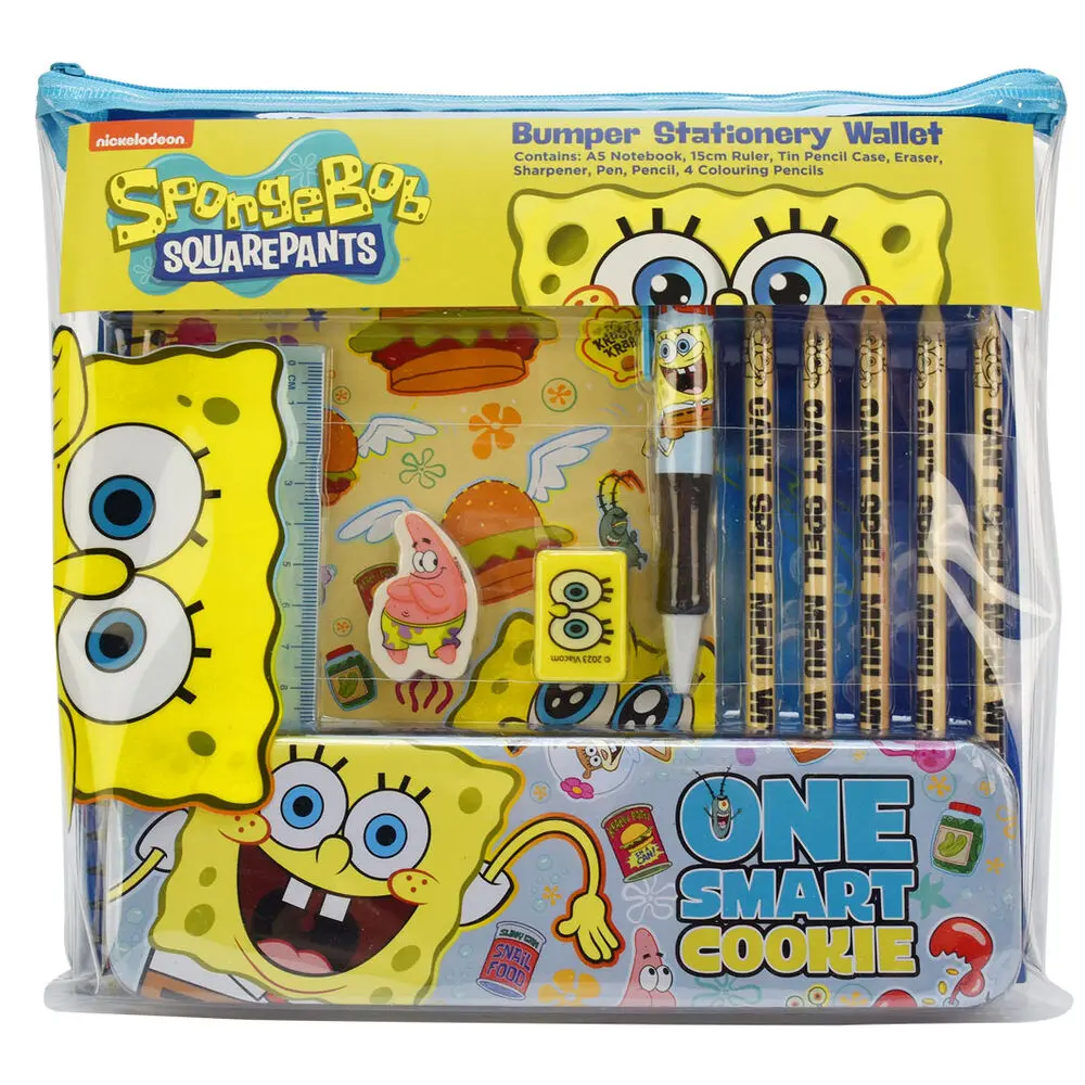 Zestaw artykułów papierniczych Sponge Bob zdjęcie produktu