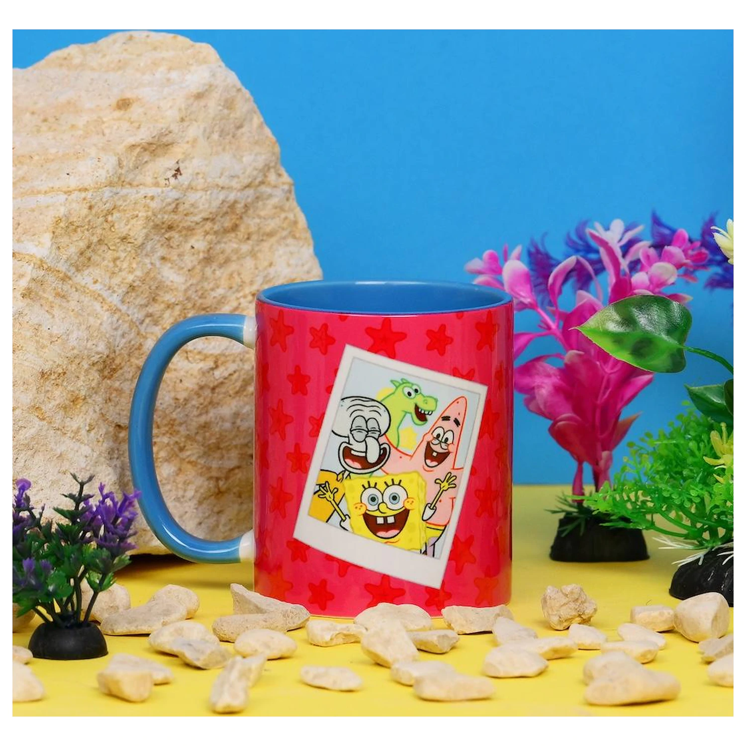 SpongeBob Bikini Bottom Buddies kubek z kolorowym wnętrzem 325ml zdjęcie produktu