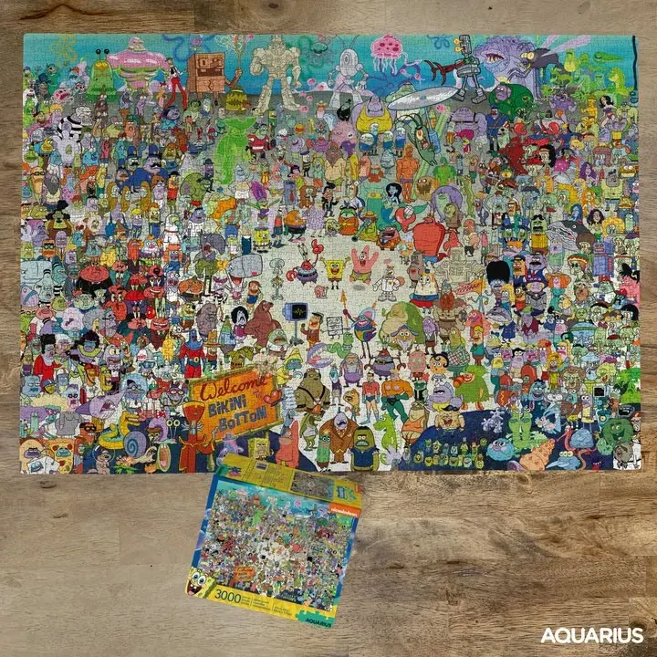 SpongeBob Jigsaw Puzzle Bikini Bottom (3000 elementów) zdjęcie produktu