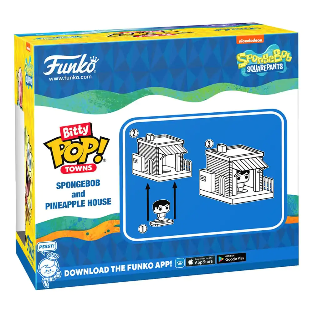 Spongebob Bitty Funko POP! Town Figurka Vinyl Spongebob w Domu zdjęcie produktu