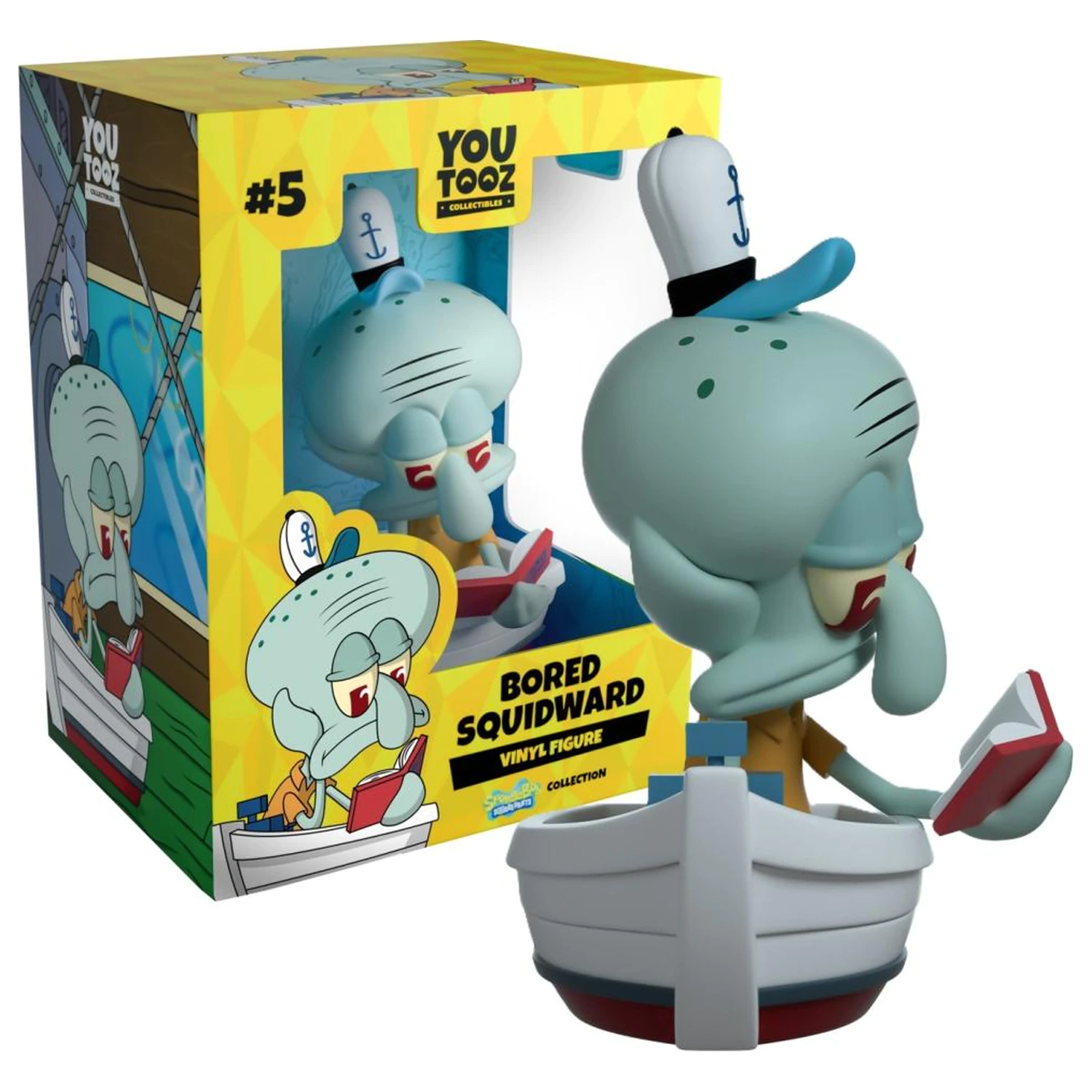 Figurka SpongeBob Bored Squidward 11 cm zdjęcie produktu
