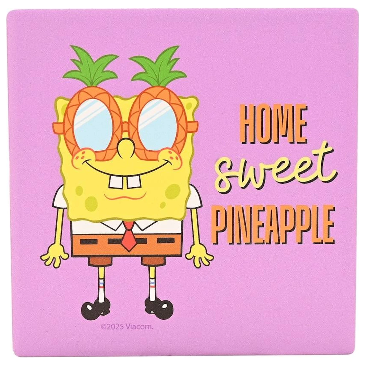 SpongeBob Home Sweet Pineapple Ceramic Square Podkładka zdjęcie produktu