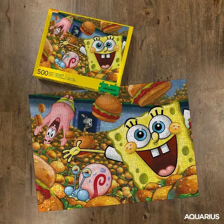 Puzzle SpongeBob Krabby Patties (500 elementów) zdjęcie produktu