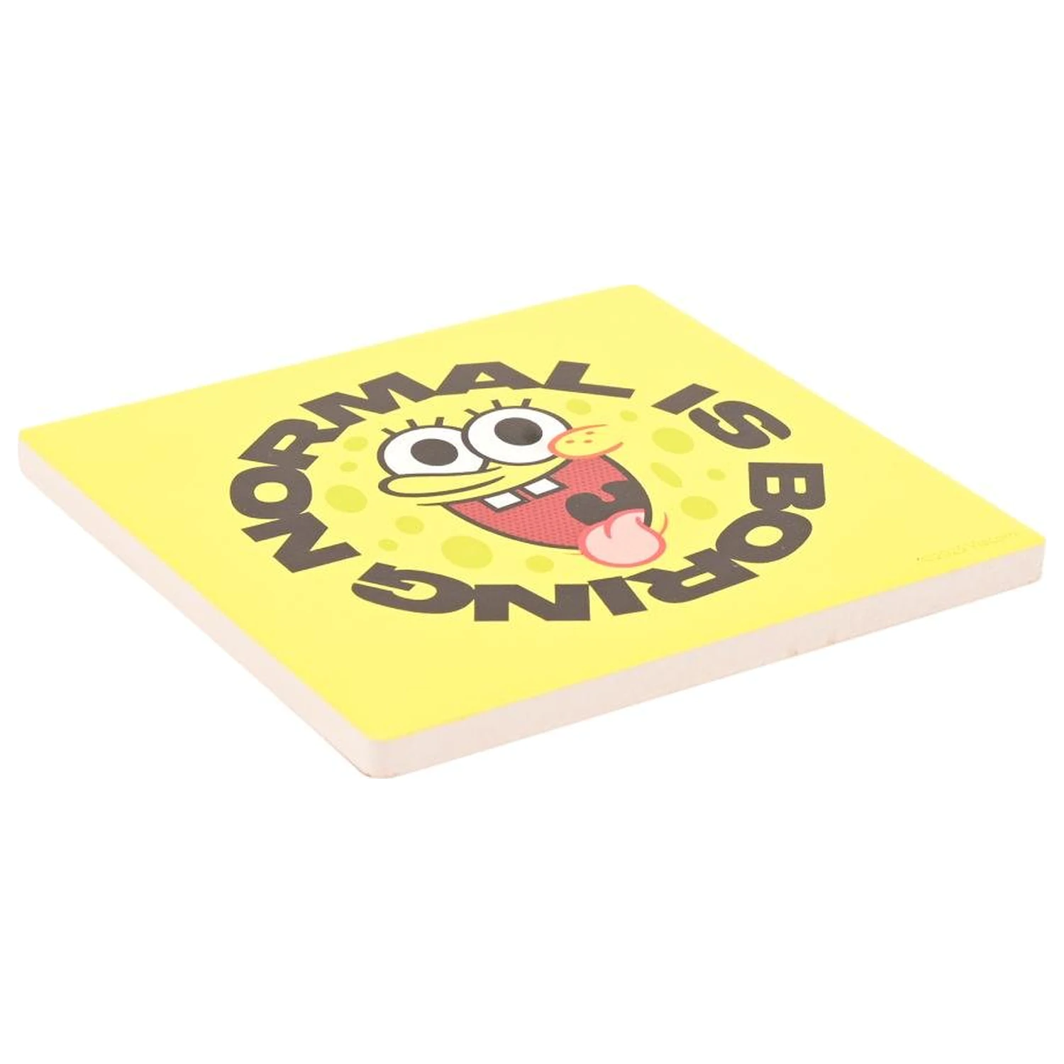 SpongeBob Normal is Boring Kwadratowa Ceramiczna Podkładka zdjęcie produktu