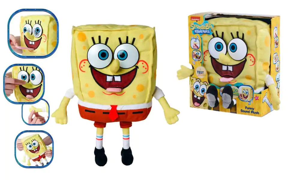 Pluszowa zabawka SpongeBob z dźwiękiem 30 cm zdjęcie produktu