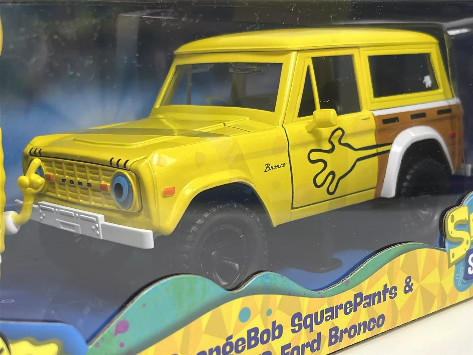 Spongebob Squarepants Diecast Model 1/24 1973 Ford Bronco – Model odlewany zdjęcie produktu